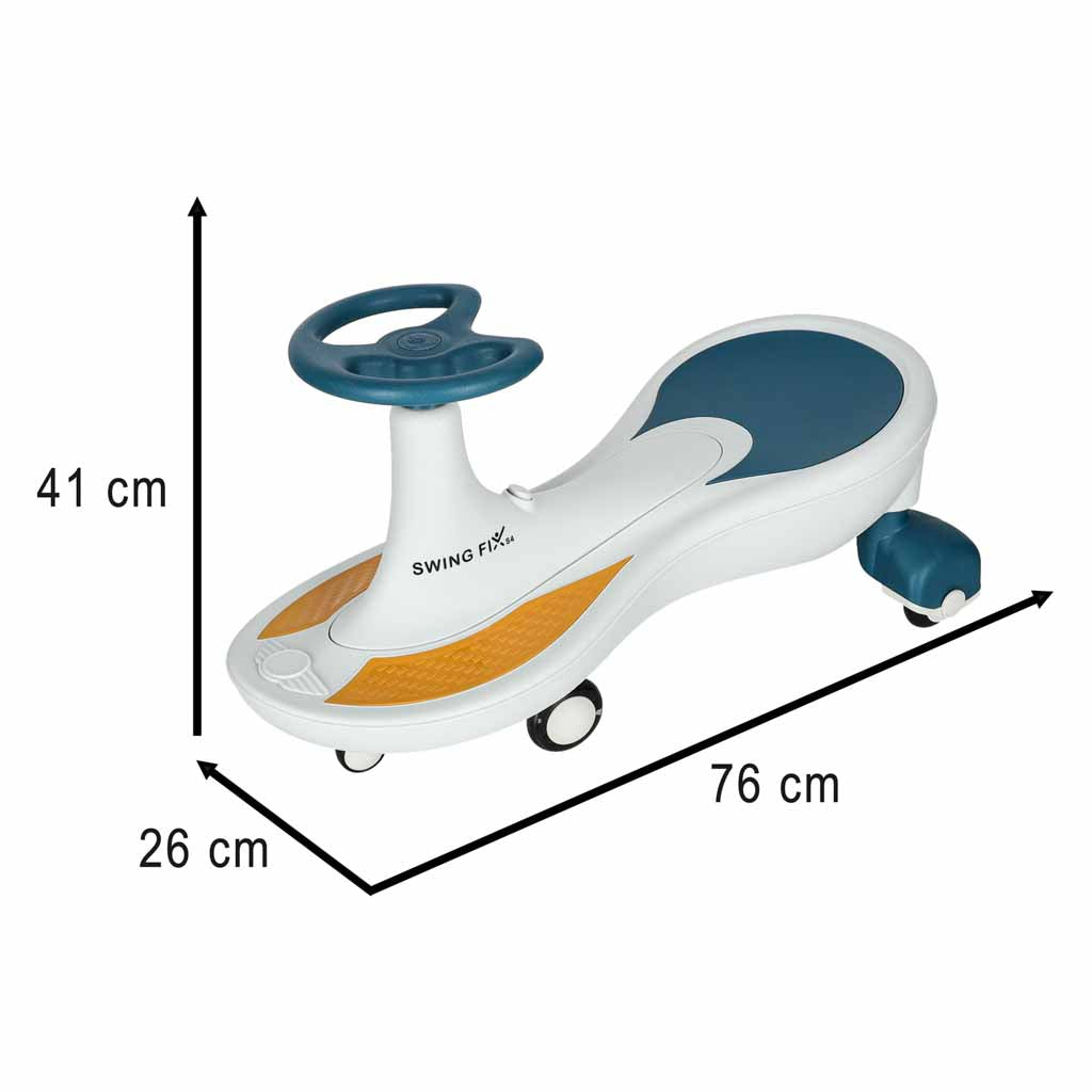 LED Swing Fix S4 gravitatsiooniratas muusikaga – sinine ja valge