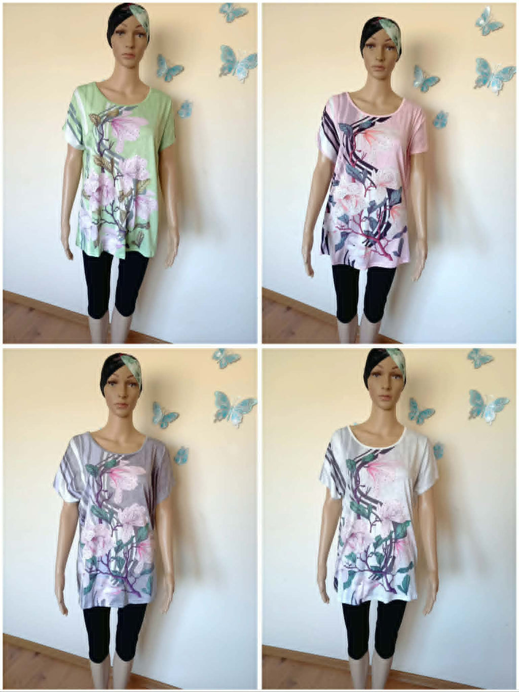 Women's Printed Blouse with Gemstone Design Vol. 2