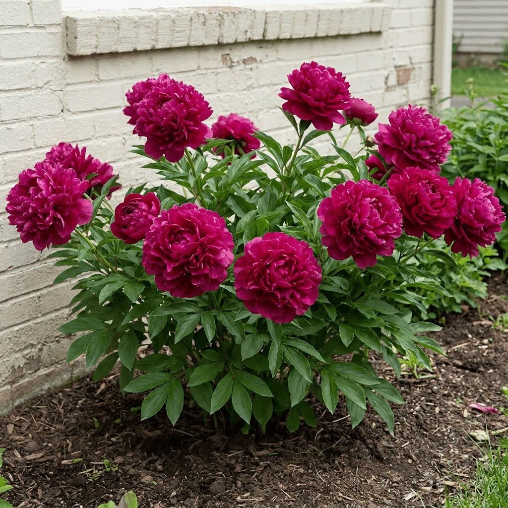 Paeonia 'Paul M. Wild' – Deep Ruby-Red Double Peony Root (Pre-order)