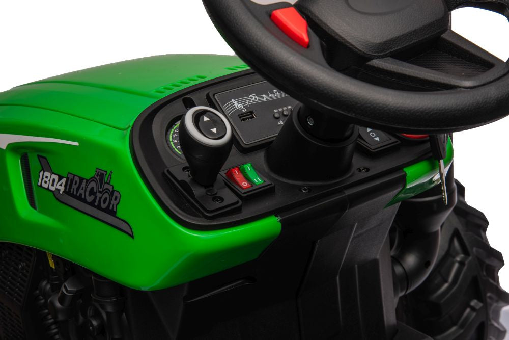 HC-306 Electric Ride-On Tractor 24V Light Green
