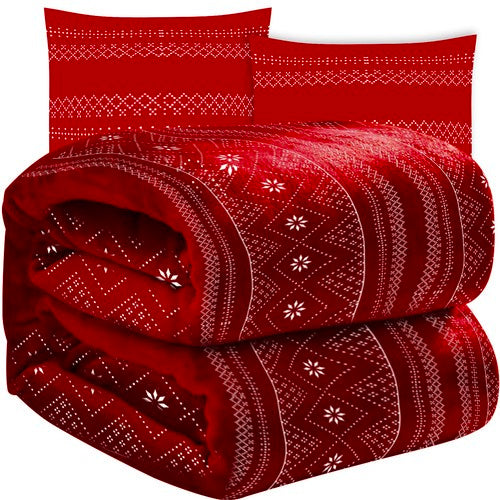 Pehme mikrofiibrist tekikomplekt – 160x200cm + 2 padjapüüri 40x40cm