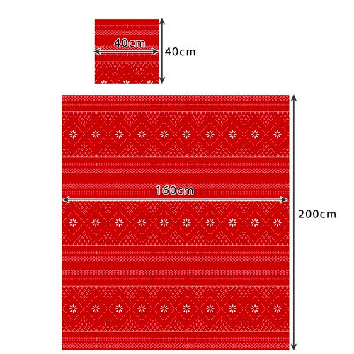 Pehme mikrofiibrist tekikomplekt – 160x200cm + 2 padjapüüri 40x40cm