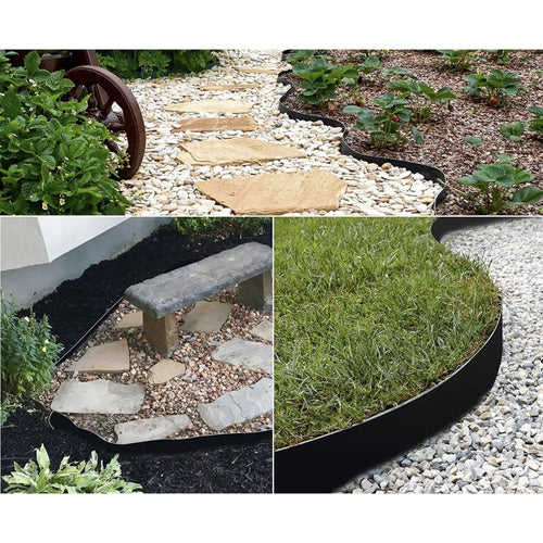 Painduv peenrapiire 6 cm x 10 m – 20 maapealse kinnitusega