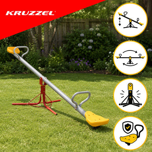 Kruzzel 2-ühes pöörlev kiik lastele