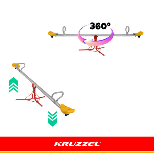 Kruzzel 2-ühes pöörlev kiik lastele