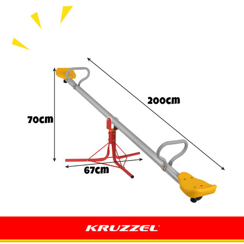 Kruzzel 2-ühes pöörlev kiik lastele