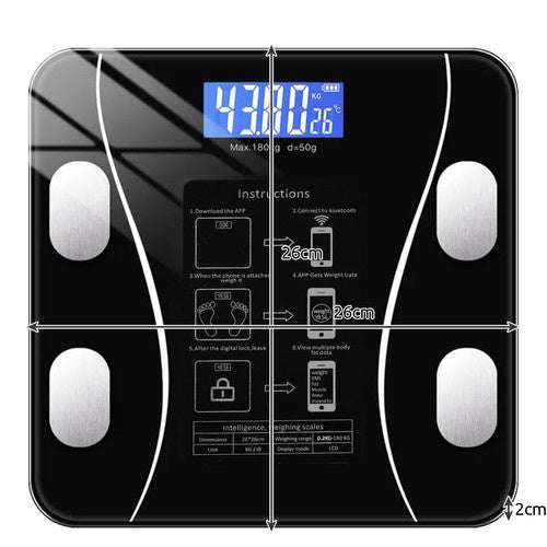 Nutikas vannitoakaal 8-in-1 Bluetoothiga – max 180 kg