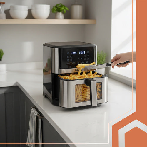 Ruhhy Airfryer 8L XXL – 1800W Hot Air Fryer for Families