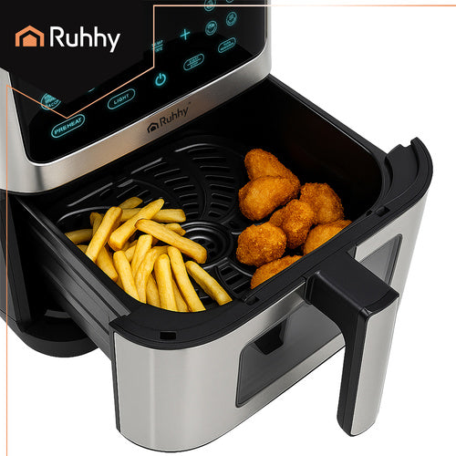 Ruhhy Airfryer 8L XXL – 1800W kuumaõhufritüür peredele