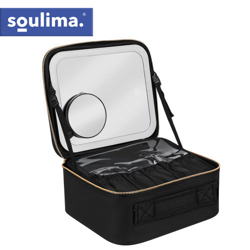 Soulima LED kosmeetikakohver koos peegliga
