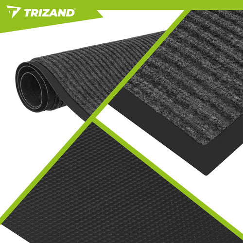 Trizand Anti-Slip Entrance Mat 80x120 cm – Grey