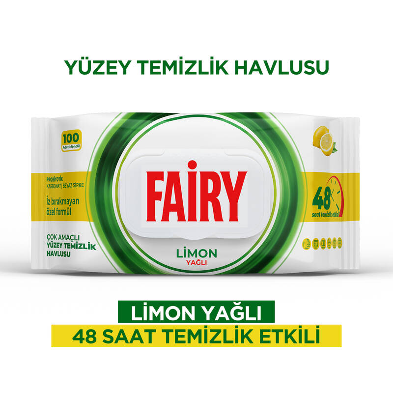 Fairy puhastuslapid – 100 lappi pakis.