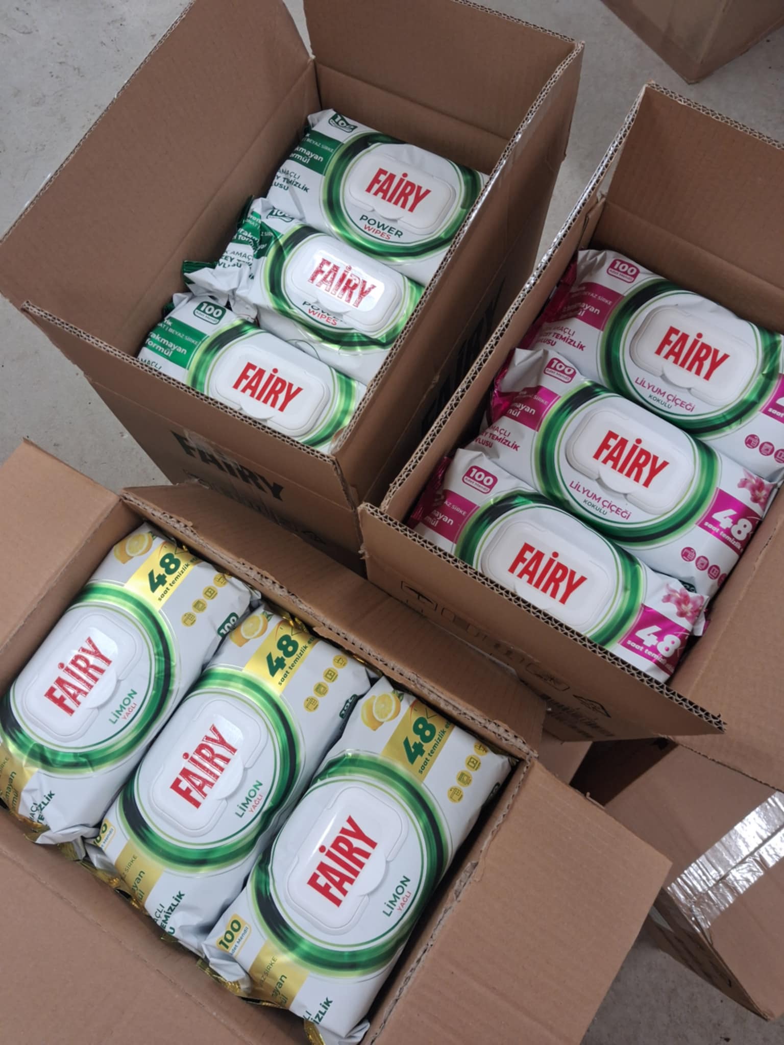 Fairy puhastuslapid – 100 lappi pakis.