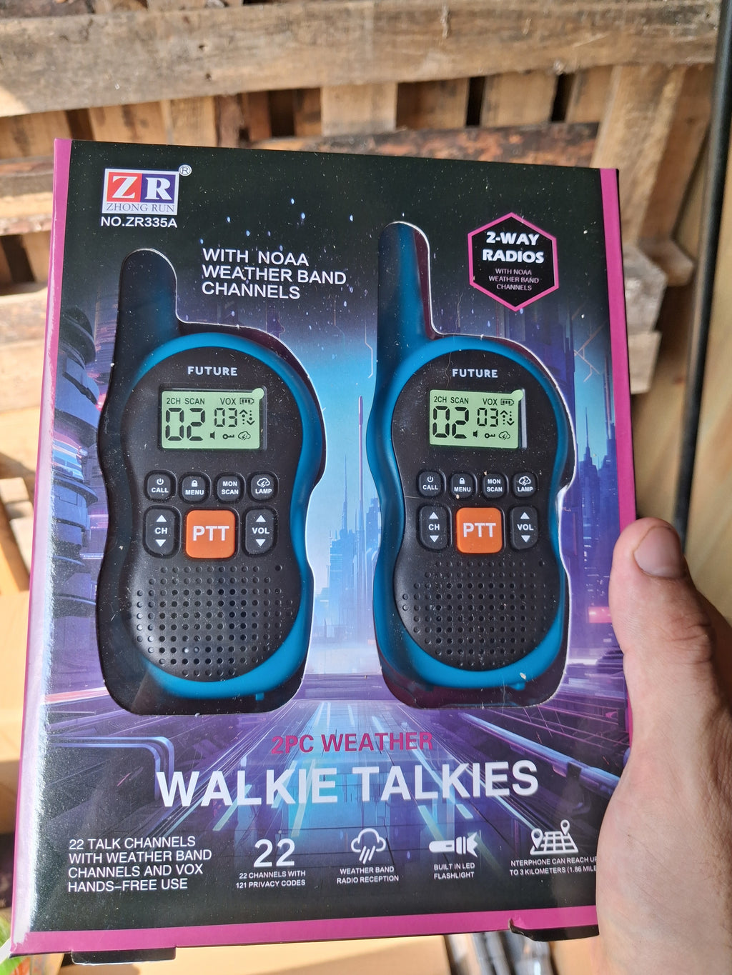 Children's walkie-talkie set